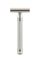 Edwin Jagger 3ONE6 double edge safety razor Silver RVS