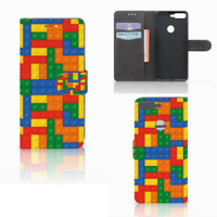 Huawei Y7 2018 Telefoon Hoesje Blokken - thumbnail