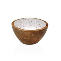 Kom Versa Speckle Mangohout 13 x 7 x 13 cm