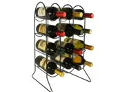 Cookinglife Wijnrek Bar Essentials Zwart - 12 Flessen Cookinglife Wijnrek Bar Essentials Zwart - 12 Flessen