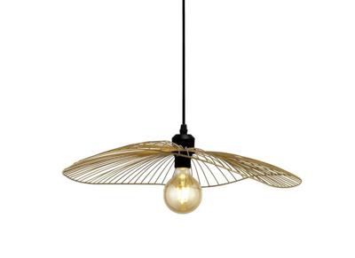 Searchlight HanglampWave zwart design - 88550GO