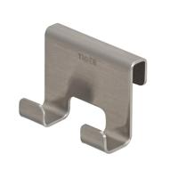 Tiger Handdoekhaak Voor Douchecabine Caddy 6-8 mm RVS Geborsteld