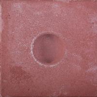 Knikkerpottegel rood 30x30x4 cm - Gardenlux