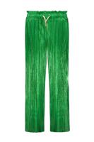 Like Flo Meisjes broek metallic plisse - Groen metallic - thumbnail