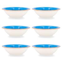 Aperitiefschaaltje Quid Vita Blauw Keramisch 6 Onderdelen