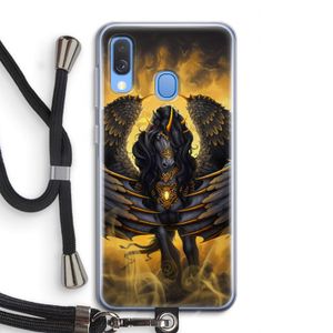 Pegasus: Samsung Galaxy A40 Transparant Hoesje met koord