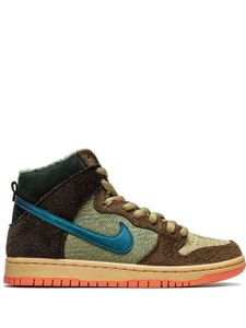 Nike x Concepts baskets SB Dunk High - Marron