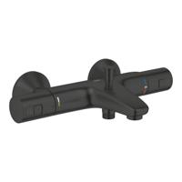 Badkraan Thermostatisch Grohe Precision start 150mm M kop Mat Zwart