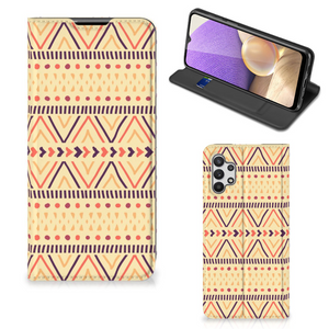 Samsung Galaxy A32 5G Hoesje met Magneet Aztec Yellow