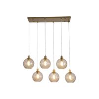 Searchlight HanglampRadiance 6-lichts goud - 44520-6CP