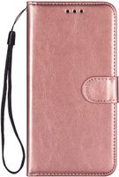 iPhone 11 Pro hoesje - Bookcase - Pasjeshouder - Portemonnee - Koord - Kunstleer - Roze - thumbnail