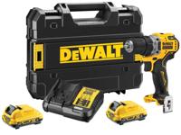 DeWALT DCD706D2 Accu klop-/schroefboormachine 12V XR 2.0 Ah in TSTAK DeWALT DCD706D2 Accu klop-/schroefboormachine 12V XR 2.0 Ah in TSTAK