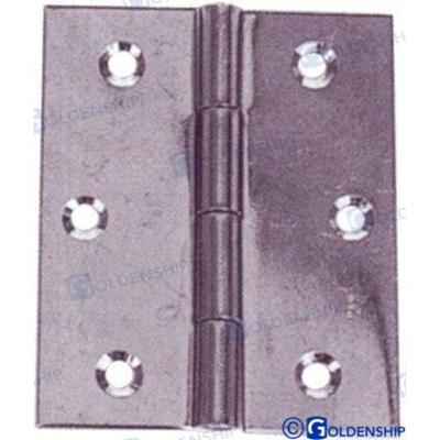 GS72182 - RVS SCHARNIER 0,6MM 50X60 MM (verpakking 2)