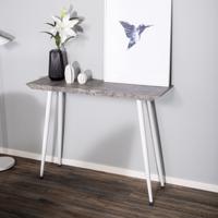 Nohr Sidetable Willington Betonlook, 110cm - Wit