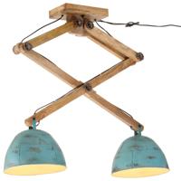 VidaXL Plafondlamp 25 w e27 29x18x85 cm verweerd blauw