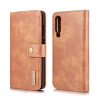 Dg. MING Crazy Horse textuur Flip afneembare magnetische lederen case voor Huawei P30 met houder & kaartsleuven & portemonnee (bruin)