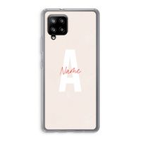 Strawberry Milkshake: Samsung Galaxy A42 5G Transparant Hoesje