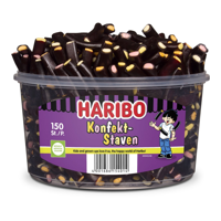 Haribo drop konfekt-staven (150 stuks) (kopie)