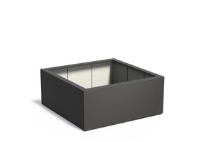 Polyester plantenbak CARREZ 140x140x60cm.