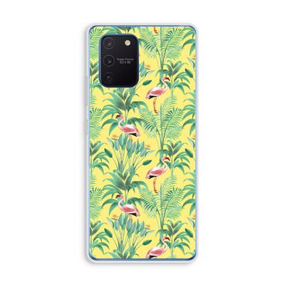 Flamingo party: Samsung Galaxy Note 10 Lite Transparant Hoesje