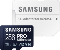 Samsung PRO Ultimate 256 GB (2023) microSDXC + SD Adapter - thumbnail