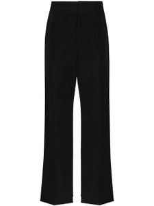 Valentino Garavani pantalon de costume à logo brodé - Noir