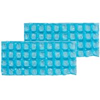 Set van 2x stuks herbruikbare flexibele koelelementen/icepacks 13 x 9 x 20 cm