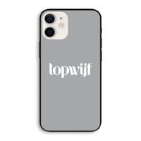Topwijf Grijs Wit: iPhone 12 Pro Biologisch afbreekbaar hoesje