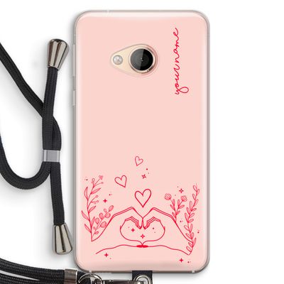 Love is in the air: HTC U Play Transparant Hoesje met koord