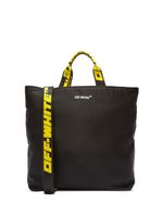 Off-White sac cabas à logo imprimé - Noir