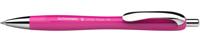 Schneider balpen Slider Rave, extra breed, blauwe inkt, power pink