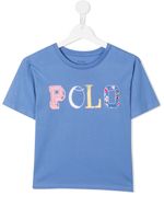 POLO RALPH LAUREN KIDS t-shirt en coton à logo imprimé - Bleu