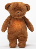 Moonie Moonie The Humming Bear Caramel Natur 2.0 - organic - hartslag knuffel - beer Moonie Moonie The Humming Bear Caramel Natur 2.0 - organic - hartslag knuffel - beer