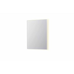 INK SP32 spiegel - 60x4x80cm rechthoek in stalen kader incl indir LED - verwarming - color changing - dimbaar en schakelaar - mat wit 8410021