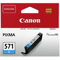 Canon CLI-571C inktcartridge 1 stuk(s) Origineel Normaal rendement Cyaan - thumbnail