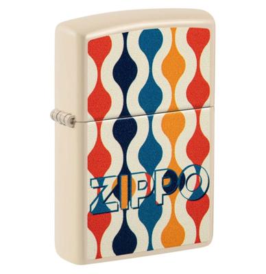 Zippo Aansteker Retro 70&apos;s Ontwerp