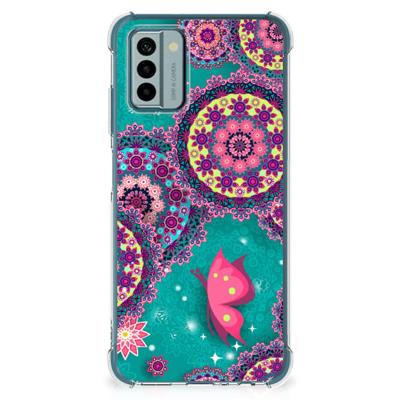Nokia G22 Back Cover Cirkels en Vlinders Nokia G22 Back Cover Cirkels en Vlinders
