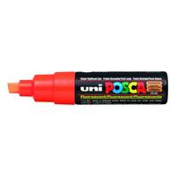 Paintmarker Uni POSCA PC8K breed schuin fluor oranje