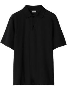 Burberry polo en piqué de coton - Noir