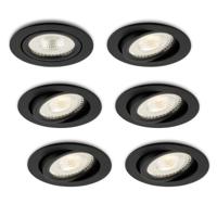 LED-inbouwspot Vivaro zwart 5W interne driver