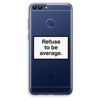 Refuse to be average: Huawei P Smart (2018) Transparant Hoesje
