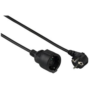 Hama "Profi" Extension Cable with Earth Contact, 2 m, black Zwart