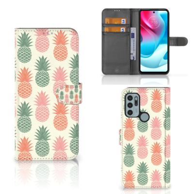 Motorola Moto G60s | Book Cover | Ananas