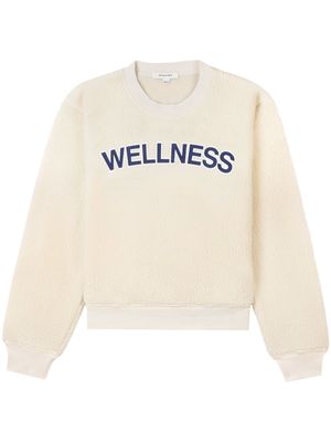 Sporty & Rich pull à patch logo - Tons neutres
