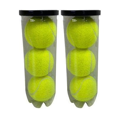 Summer Play Tennisballen in koker - 6x stuks - geel Summer Play Tennisballen in koker - 6x stuks - geel