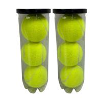 Summer Play Tennisballen in koker - 6x stuks - geel