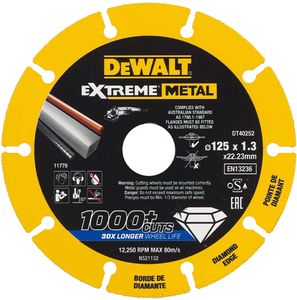 DeWalt Accessoires EXTREME METAL doorslijpschijf metaal 300x25.4x3.3mm - DT40256-QZ - DT40256-QZ