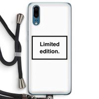 Limited edition: Huawei P20 Transparant Hoesje met koord