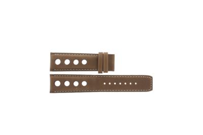 Horlogeband Tissot T1244271603101 / T610045138 Leder Bruin 22mm