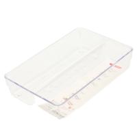 Lade organizer Skuff - transparant - kunststof - 23 x 15 x 5 cm - modulair - ladeverdeler